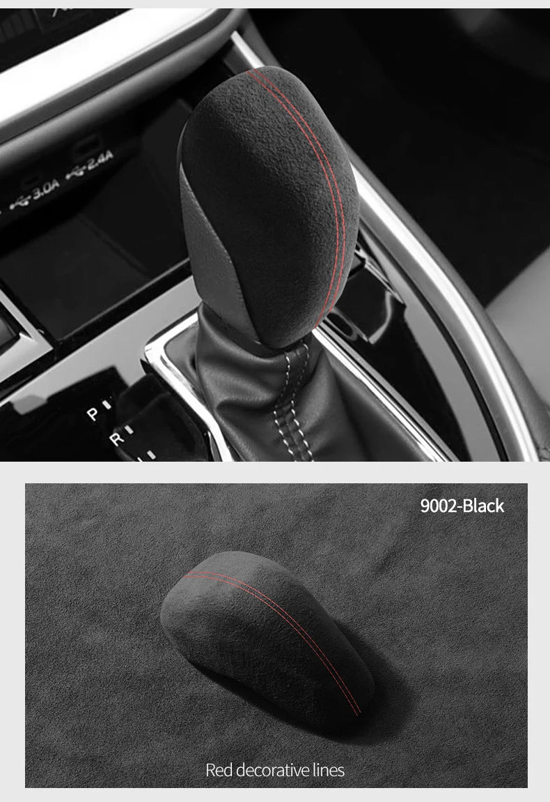 Made of Alcantara For Subaru Impreza WRX 2023 Outback Forester Crosstrek Car Center Console Gear Shift Boot Interior Accessory