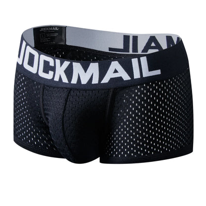 JOCKMAIL  4PCS/Lot boxer men Mesh Breathable boxershorts men Underwear Shorts panties men cuecas boxer underpants calzoncillos