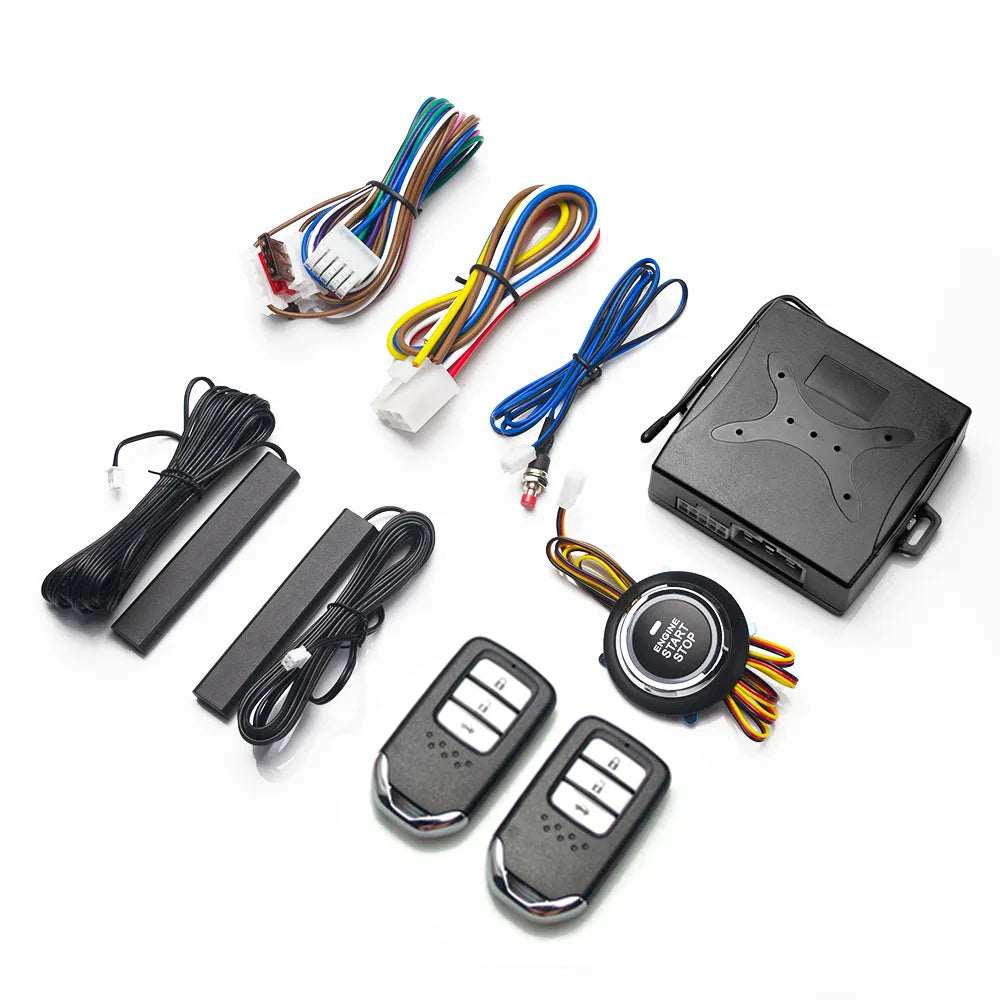 Car Alarm Modification Start Stop Ignition Button Keyless Entry Remote Start  Turn Signal Indicator Universal Accessorie