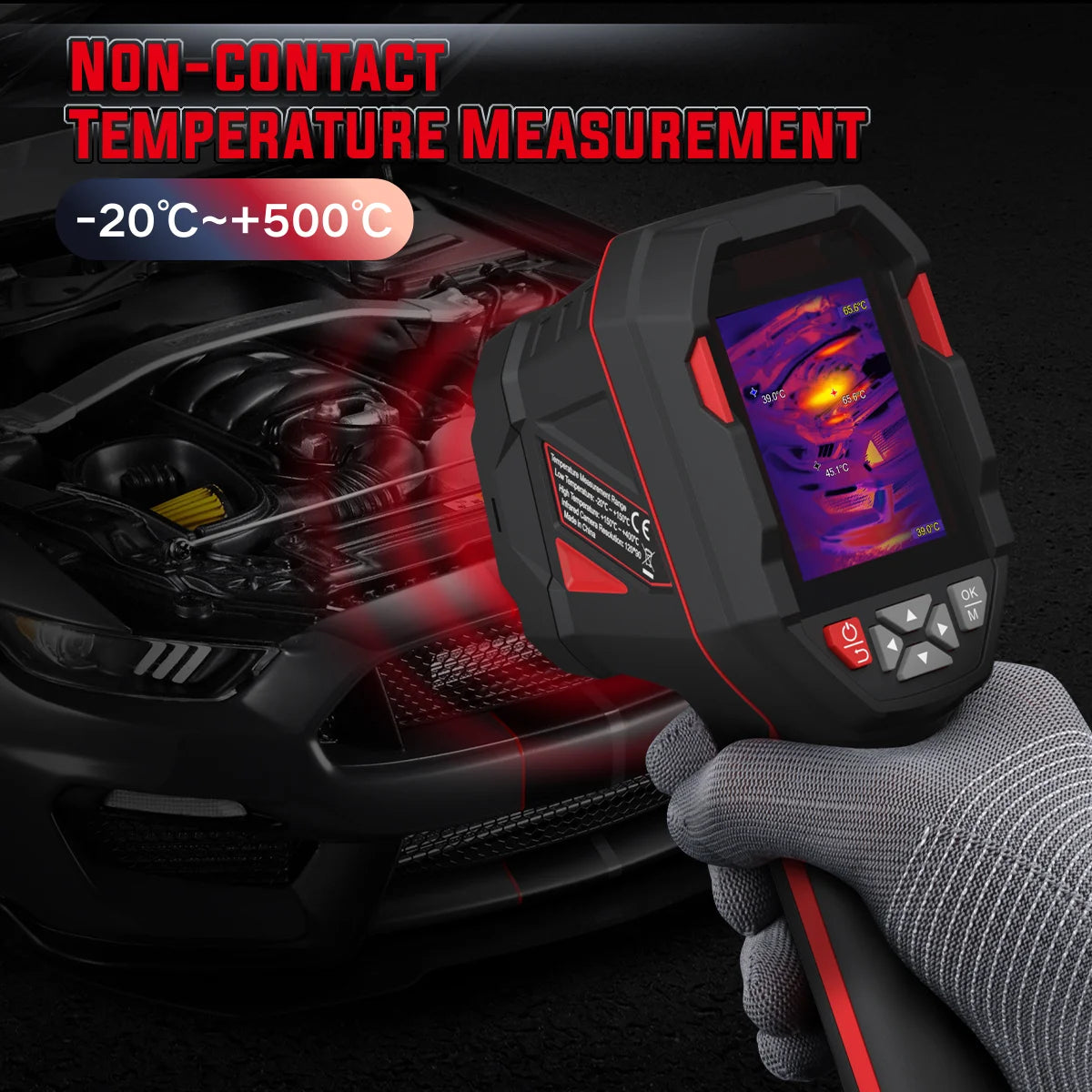 HABOTEST HT821A rechargeable thermal imaging camera -20 ℃~550 ℃ waterproof, dustproof, and anti drop handheld thermal imaging