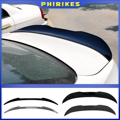 For BMW 3 Series F30 F31 F35 M4 PSM Style Carbon Glossy Black Rear Trunk Lid Car Spoiler Wings Tuning Exterior Accessories