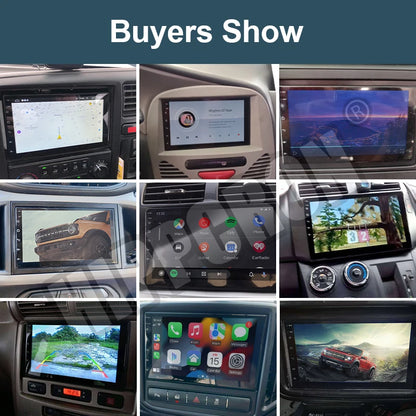 HIPPCRON 2Din 7"/ 9" Car Radio Android Multimedia Video Player Wireless Carplay Android auto Universal LINUX System Touch Screen