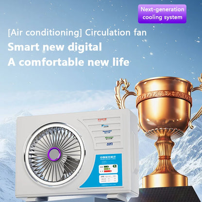 Lenovo Air-conditional Rechargeable Table Fan Portable Small Fan For Student Dormitory Computer Summer Gadget Home Desk Office