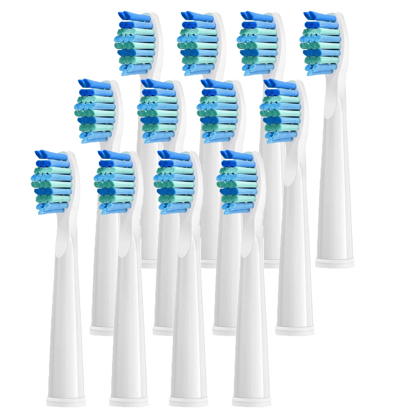 4 Pcs Electric Toothbrush Heads Compatible with Fairywill D7/D8/FW507/FW508/FW551/917/959/SG-E9 Moderately Soft Bristles Brush