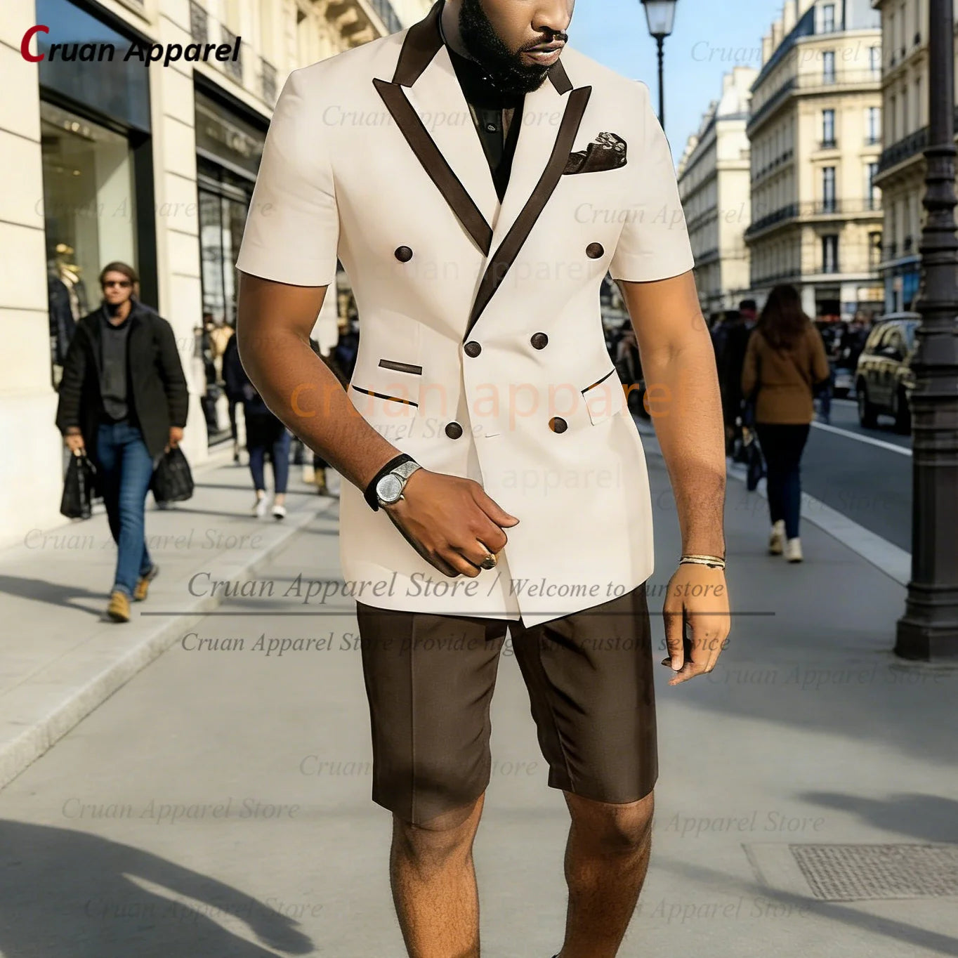 Summer Casual Outfits For Men Birthday Banquet Custom High Quality Blazer Pants 2 Pieces Evening Dinner Fashion Suit Sets