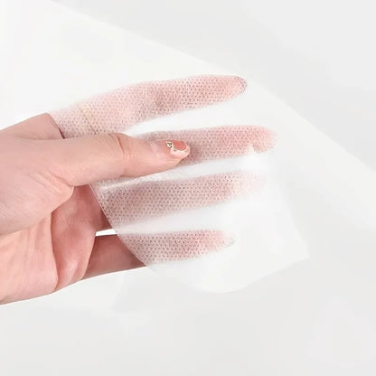 500/100pcs Disposable Face Cradle Covers Headrest Massage Pillow Paper Soft Non-Woven Face Covers for Spa Salon Beauty Supplies