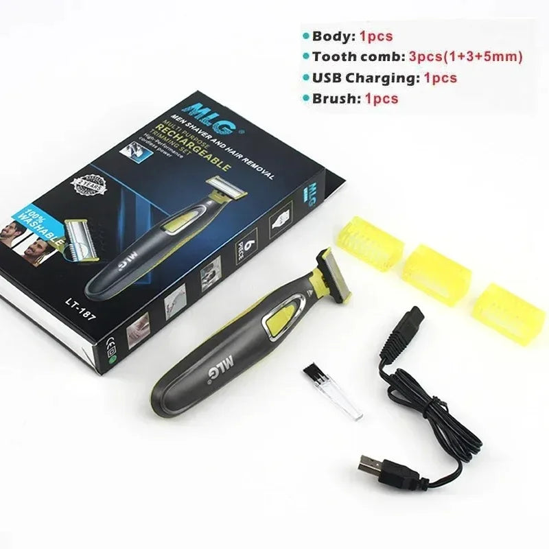 Electric Shaver Head for MLG, 1/2/5PCS, Rechargeable Beard Razor Head, Men Shaving Machine Replacement Blade Heads, Shaver Heads