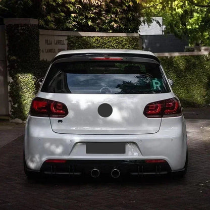 For Volkswagen 2010-2013 Golf 6 GTI MK6 GTI R20 Hatchback Car Rear Roof Spoiler Wing Rear Trunk Lip Spoiler Accessories Body Kit