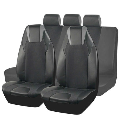 AUTOKING High Back Car Seat Covers Leather Seat Covers Universal Size Fit For Most Car SUV Truck Vans Accessories Interior