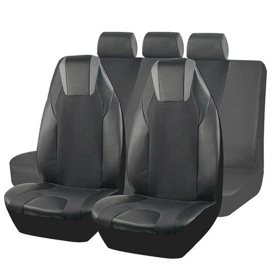 AUTOKING High Back Car Seat Covers Leather Seat Covers Universal Size Fit For Most Car SUV Truck Vans Accessories Interior