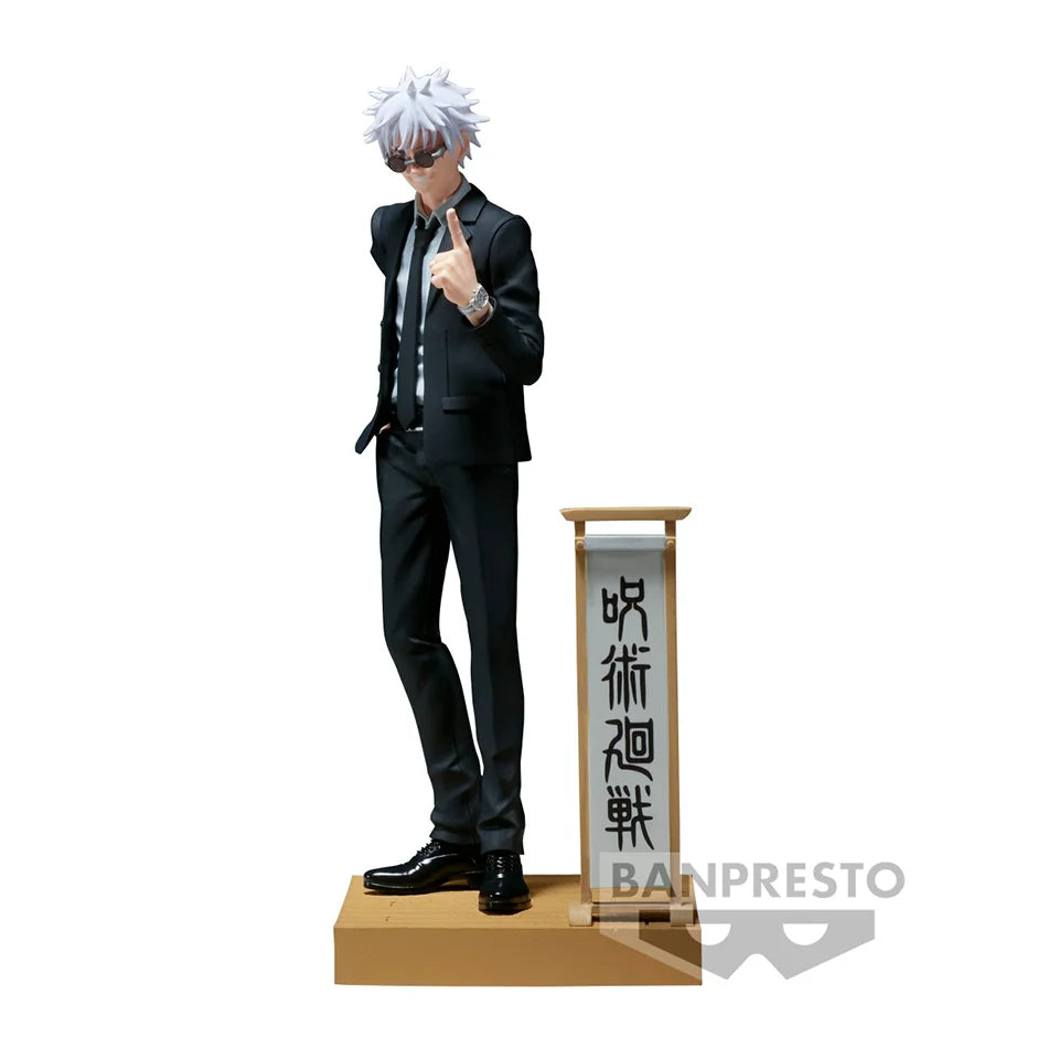 17cm Jujutsu Kaisen Anime Figure Suit Ver. Satoru Gojo Action Figure Geto Suguru Figurine PVC Adult Collection Model Toys Gifts