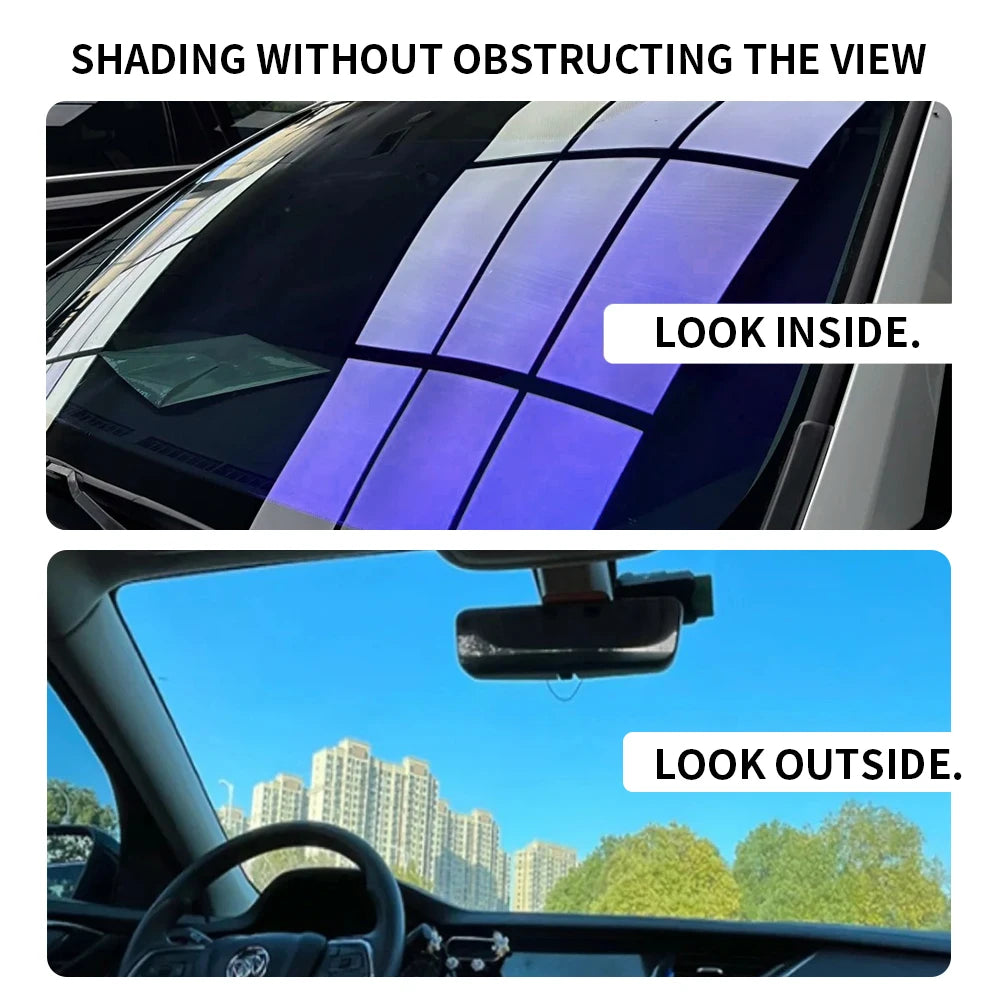 50cm X150/300/600cm Car Side Windshield VLT Purple Glass Tinting Vinyl Solar Chameleon Tint Film Nano Ceramic Proof Accessories