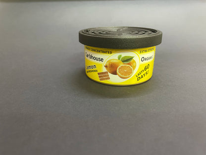 organic air freshener tank, bubble gum scent, 3 anti-spill blocks per can, perfect for car scent, new car scent