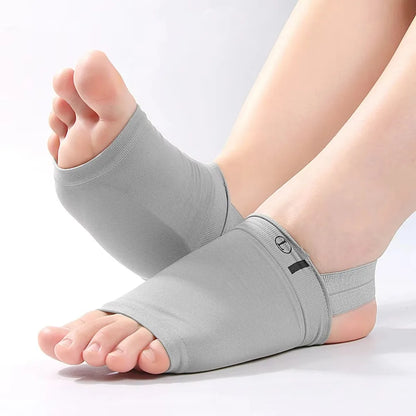 2pcs =1pair of Arch Support Sleeves Metatarsal Compression Brace for Flat Foot Support & Plantar Fasciitis Relief Peds & Liners