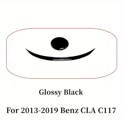 Car Rear Trunk Spoiler Tail Wing For Mercedes Benz CLA-Class C117 CLA180 CLA200 2013-2019 Glossy Black Rear Roof Spoiler Wing
