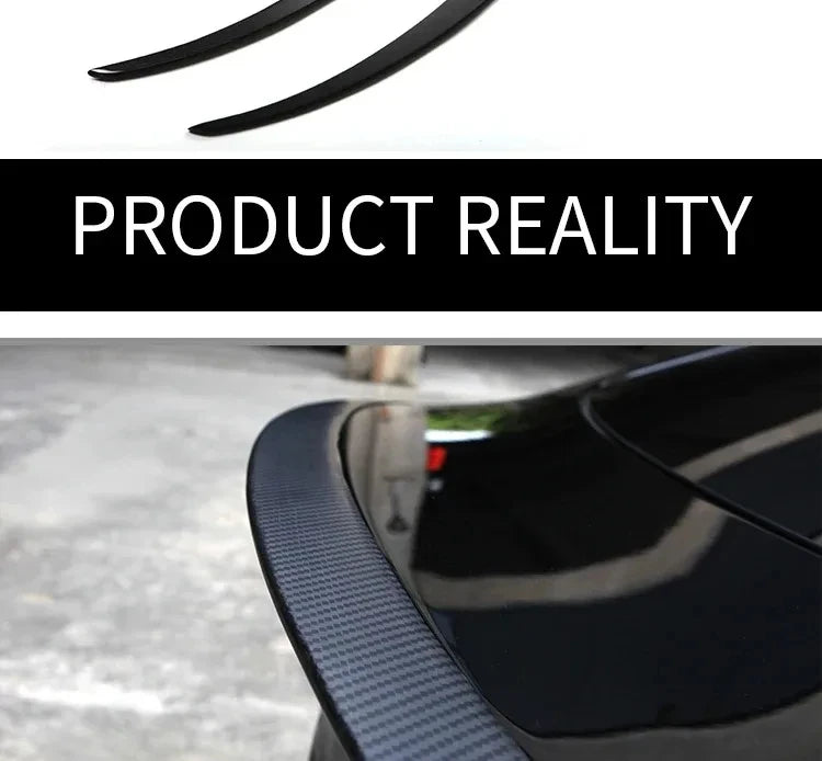 Real Carbon Fiber Spoiler For Tesla Model Y 2024 Trunk Spoilers Model 3 Highland Rear Door Tail Trunk Wings Car Accessories