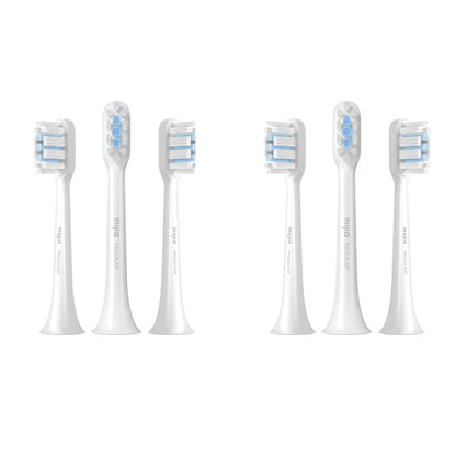 3pcs/6pcs Original MIJIA T302 Sonic Toothbrush Heads Teethbrush Replacement Heads Sonic Oral Hygiene Mi Oral Clean
