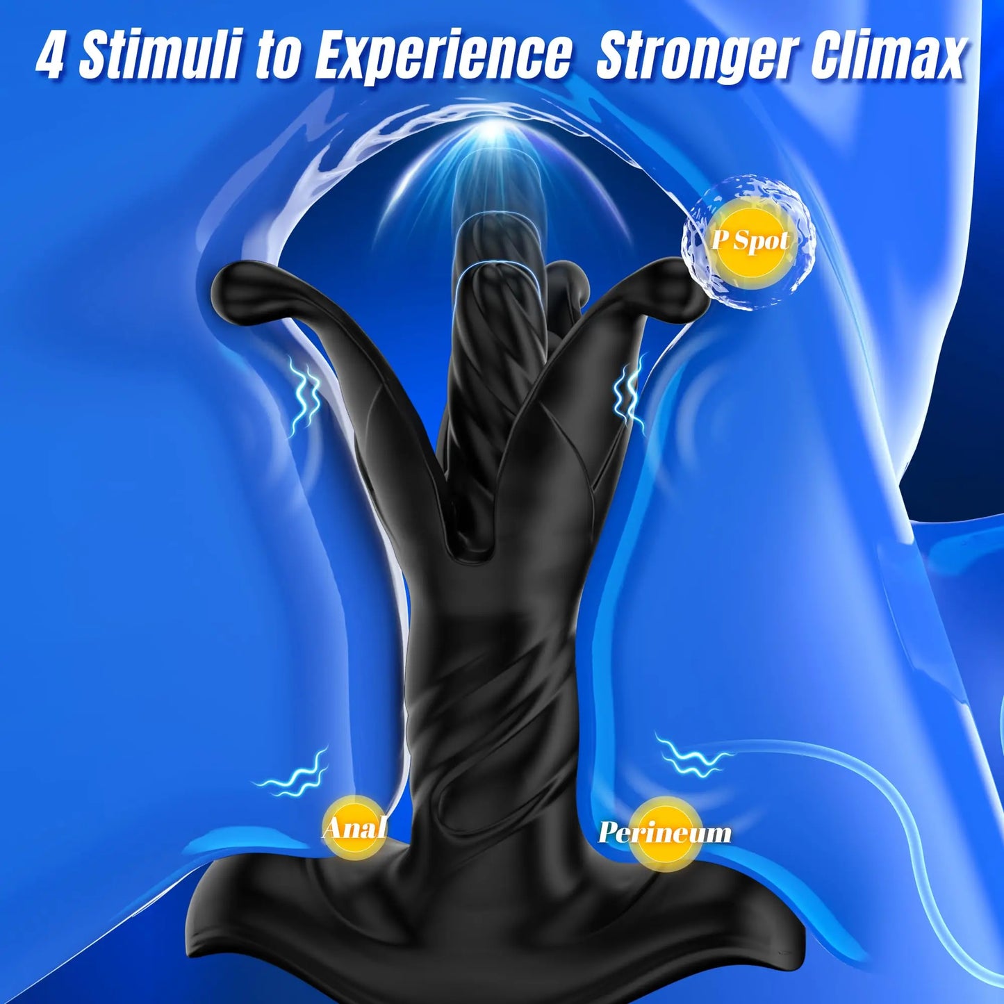 Prostate Massager Anal Vibrator Male Sex Toys for Men Anal Plug 9 Tension Shock Flapping Thrusting Vibrating Butt Plug Anal Toys