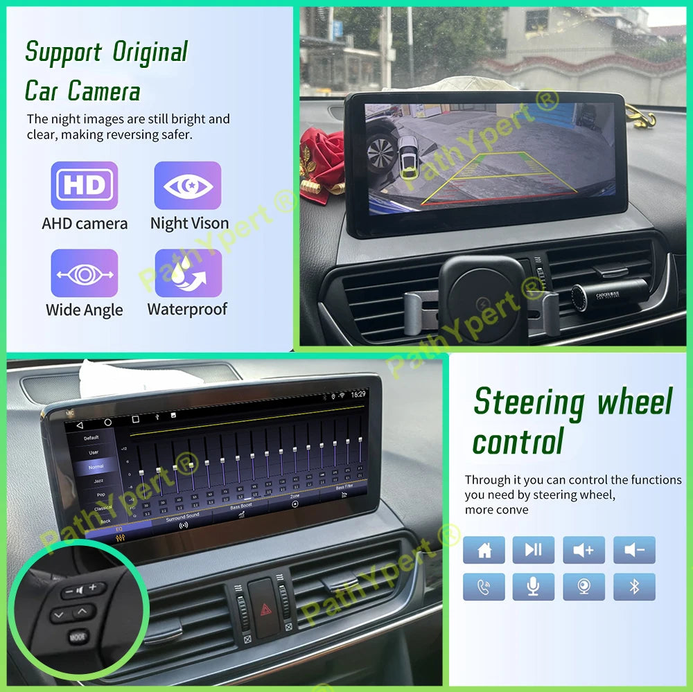 8 Core 8G+256GB Android 15 For Mazda 3 Axela 2016-2021 10.25"Touch Screen 2DIN Smart Car System Stereo BT WIFI Carplay AutoRadio
