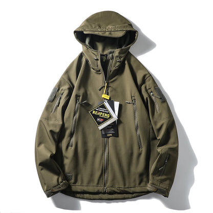 ARC New Storm Jacket Outdoor Sports Camping Mountaineering Fashion Men Plus Cashmere Windproof Waterproof Function Storm Jacket