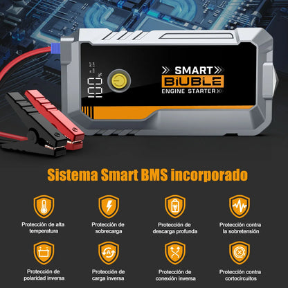 Car Jump Starter Power Bank Car Battery Starter 12V Auto Starting Device with LED Light For Auto Battery Booster Buster