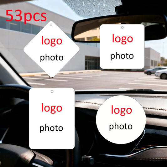 53pcs Car Scent Tablets Personalized Car Air Freshener Tablets With Pictures, Photos, Logo And Text - Perfect For Valentine's