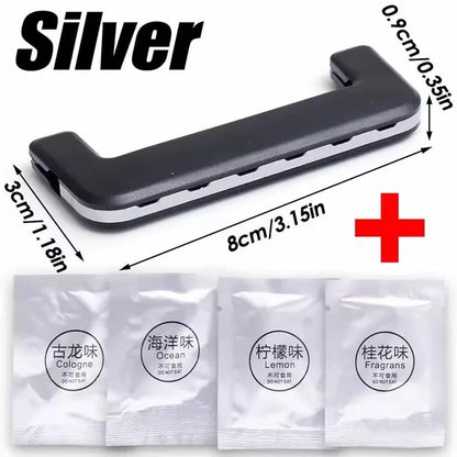 Car Aromatherapy Clip Solid Aromatherapy Strips Set Auto Air Outlet Wind Direction Paddle Hidden Fragrance Clip Scent Tablets