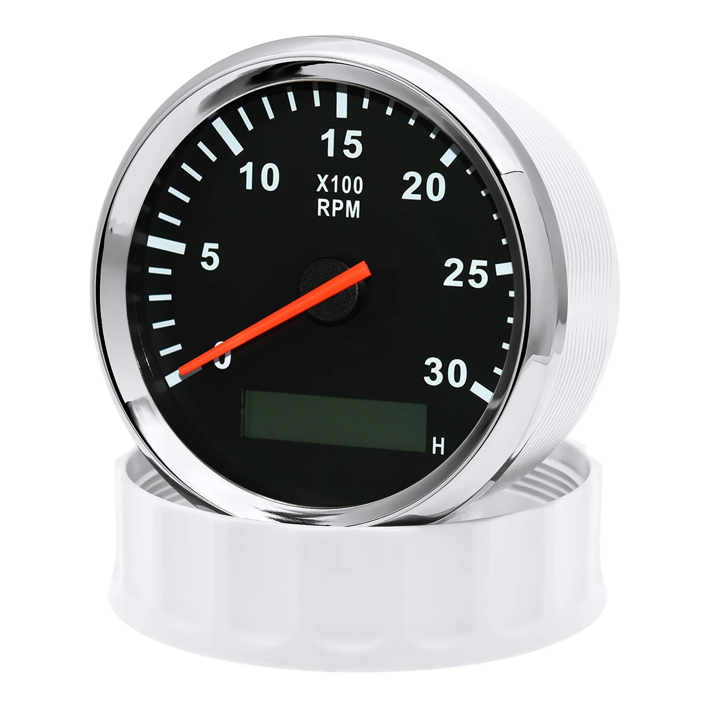 85mm Tachometer 3000RPM With Hourmeter Truck Car Boat Diesel Engine Tacho Meter RPM Gauge M18 / M16 Car Boat Tachometer Sensor