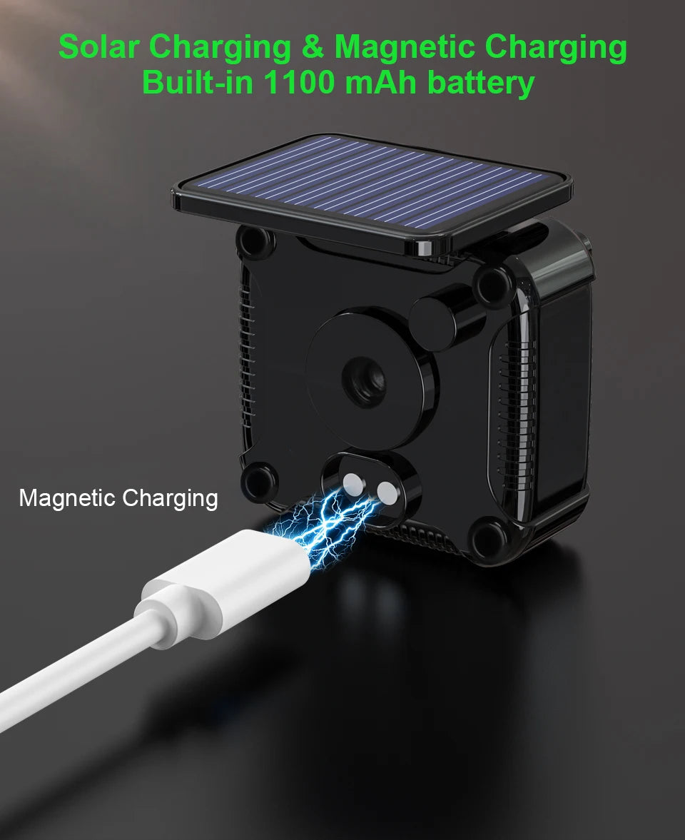 Powstation TPMS Wireless Motorcycle Tire Pressure Monitoring System Solar Charge Tyre Temperature Alarm System Colorful Display