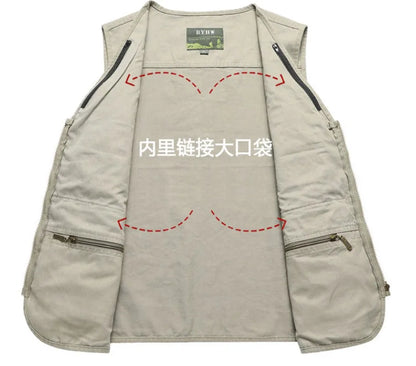 New Style Vest, Outdoor Activities, Rock Climbing, Hiking, Camping, Fishing, Mountain Climbing, Photography, Multi-pocket Vest