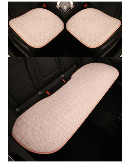 Bear Plush Seat Cushion Cover Universal Skin-Friendly Cute Soft Car Pillow Case Autumn Winter Decorative Seat Accessories