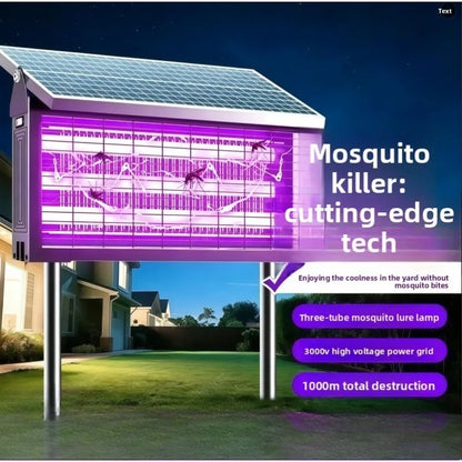 1PC Solar Mosquito Killer Lamp 2 in 1 Outdoor Fly Zapper Anti Mosquito Light Electric Insect Trap for Yard Patio