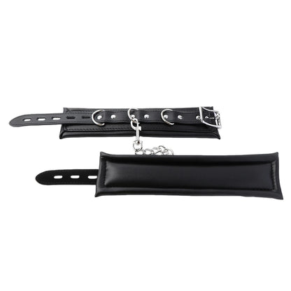 BDSM Sex Leather Bondage Optional Handcuffs Collar Wrist Ankle Cuffs for Fetish Erotic Adult Games Couple Sex Toys Restraints