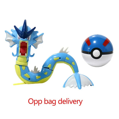 Original Pokemon Figure Ball Pokeball Eevee Blastoise Venusaur Charizard Pikachu Mewtwo Gyarados Elf Monster Toy for Child Gift