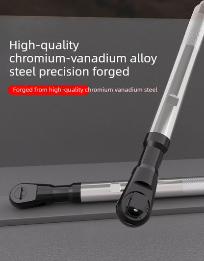 Universal Offset Impact Extension Wrench High Torque Ratchet Tool for Automotive Tight Space Repair - DIY Professional Mechanics