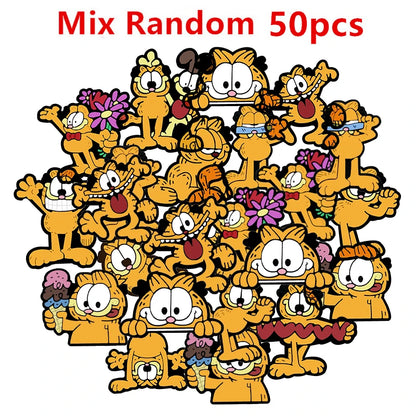 12-100pcs Potdemiel Cat Shoes Charms DIY Shoe Decoration Accessories Bubble Slides Clog Sandals Shoe Buckle Kids Party Gift