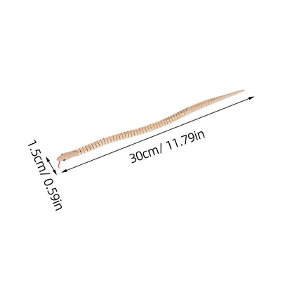 10Pcs Wooden Blank Snake Unfinished DIY Craft Painting Kit Flexible Wiggle Snake Sensory Learning Decor Gift for Kids