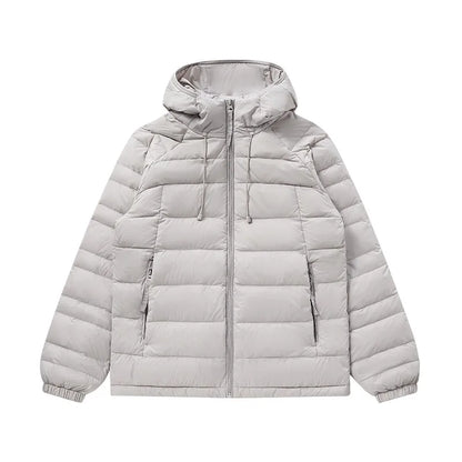 UETEEY Ultra Light Men's Down Jacket 90% White Duck Down Hooded Winter Coat Men 2025 New Autumn Warm Compression Packable