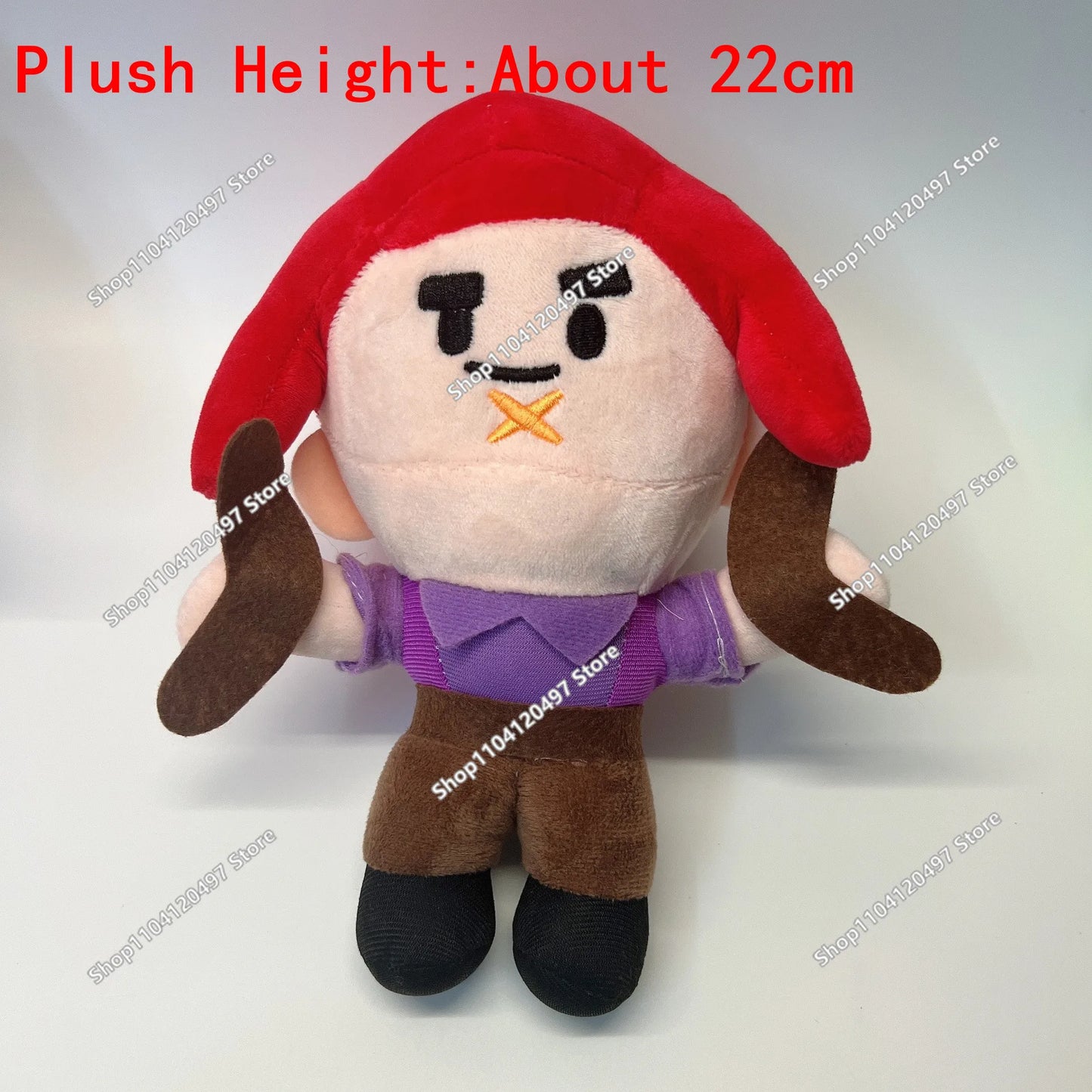 Animation Boys Girls PRIMO Brawler Toy Figures Plushies Leon Spike Shelly Figure Kids Game Toy Figures Birthday Gift