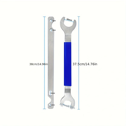2-Pack Fan Clutch Nut Wrench and Clutch Bracket Removal Tool Kit, 32mm 36mm Fan Clutch Wrench Replacement for BMW Benz