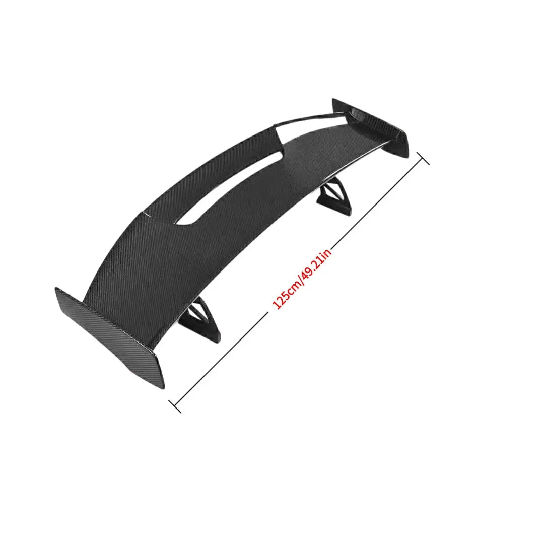 Rear Air Deflector Spoiler Wing Sport Tail Airfoil Tuning Accessories Universal Sedan Cars 125cm Fit Mostly Vehicle MAD Style