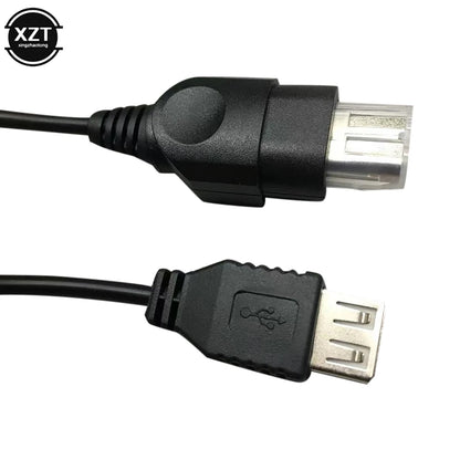 USB CABLE For XBOX Female USB To Xbox Game Controller Adapter Convertion Cable Generation AV Audio Video Composite Wire