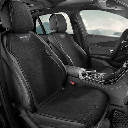Universal Linen Car Seat Cover Four Season Auto Flax Comfortable Breathable Anti-Slip Covers Cushion SUV Car Seat Protection