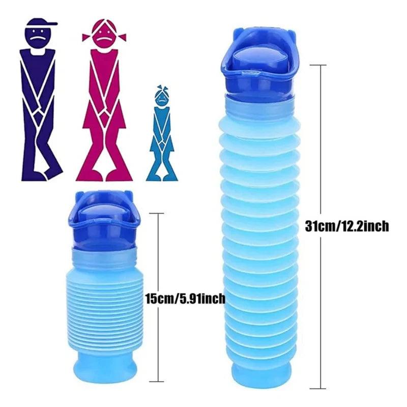 1/2set Portable Adult Urinal Outdoor Camping High Quality Travel Urine Car Urination Pee Soft Toilet Urine Help Men Women Toilet