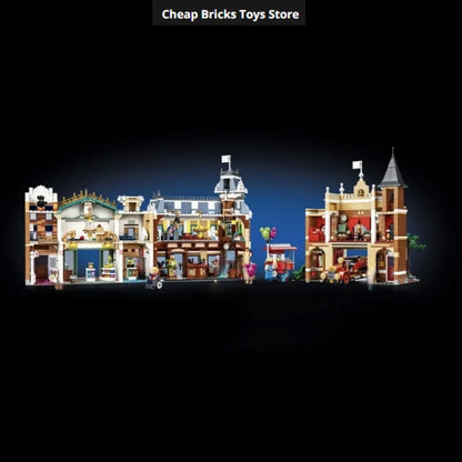 Bricks Building Blocks ICONIC LANDMARKS Dispaly Model Toys Birthday Gifts Cheapest Main Street USA Compatible 3899pcs for Adults