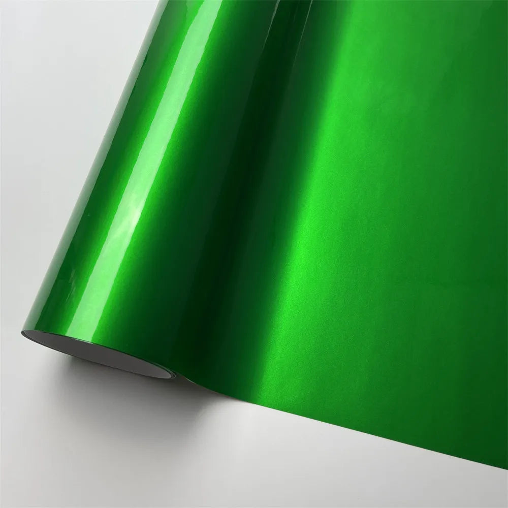 Premium Glossy Candy Vinyl Wrap Film Self Adhesive Waterproof Decal with Air Release Bubble Car Wrapping Stickers