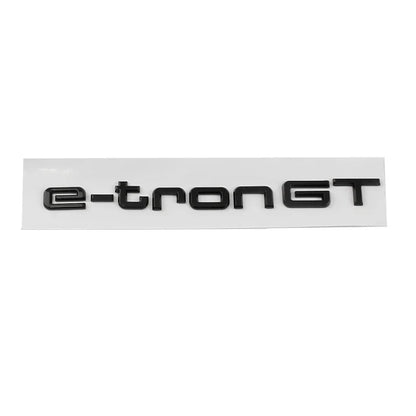 Car 3D ABS E tron GT Letters Logo Badge Emblem Decal Sticker For Audi Electric Car Q2 Q4 Q5 Q7 Q8 55 Quattro Styling Accessories