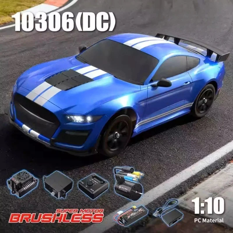 New In Stock Mjx-10306 1/10 Gt500 Rc Drift Car Remote Control High Speed Rally Racing Toy Model For Kids Adults Indoor Outdoor