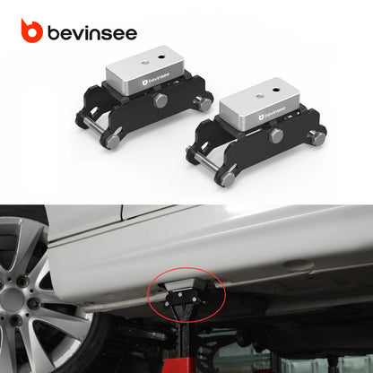 BEVINSEE 3-4 Ton Set Jack Stand Adapters for BMW for MINI for Totota Supra A90/A91,for BMW E46 E90 E91 E92 E93 F30 F31 E60 F10