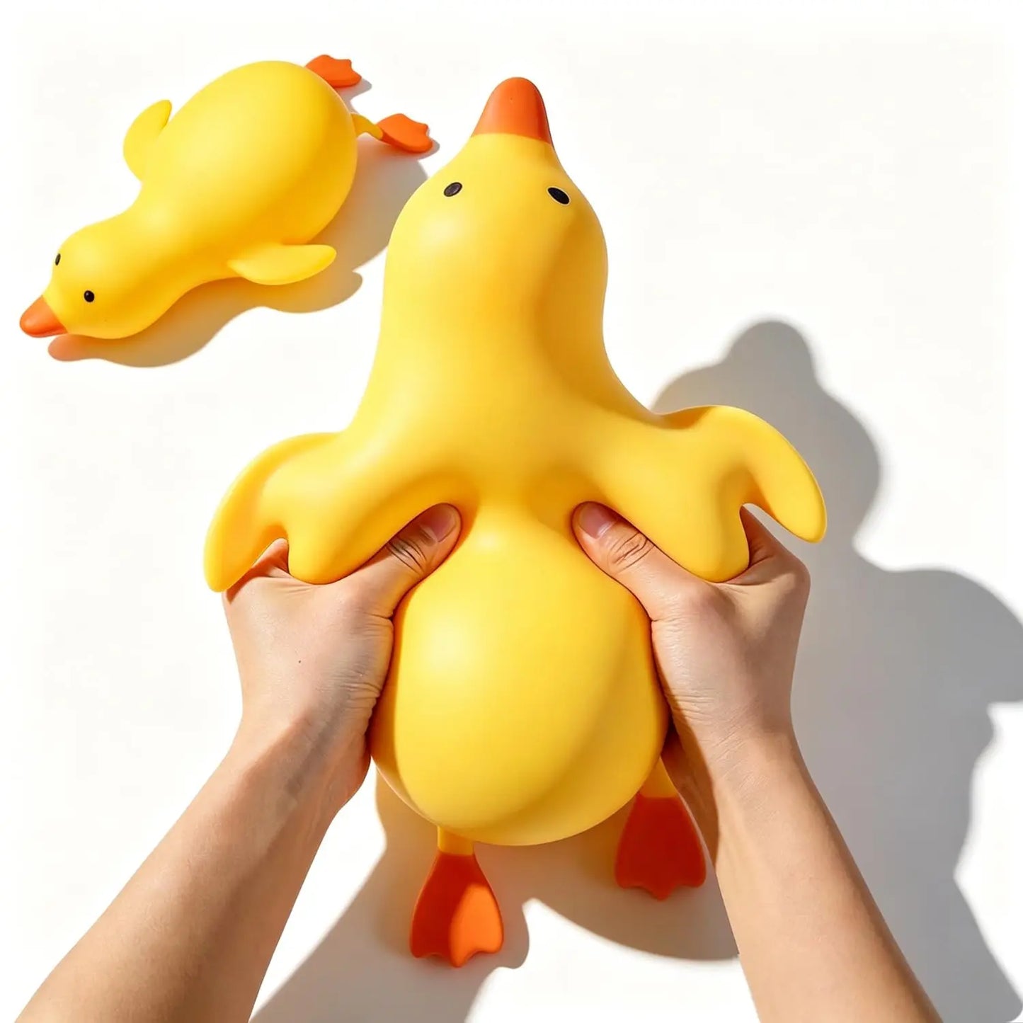 33CM Antistress Duck Fidgets Toys Squishy Goose Animals Vent Toys for Adults Decompression Stretch Toys Friends Best Gift
